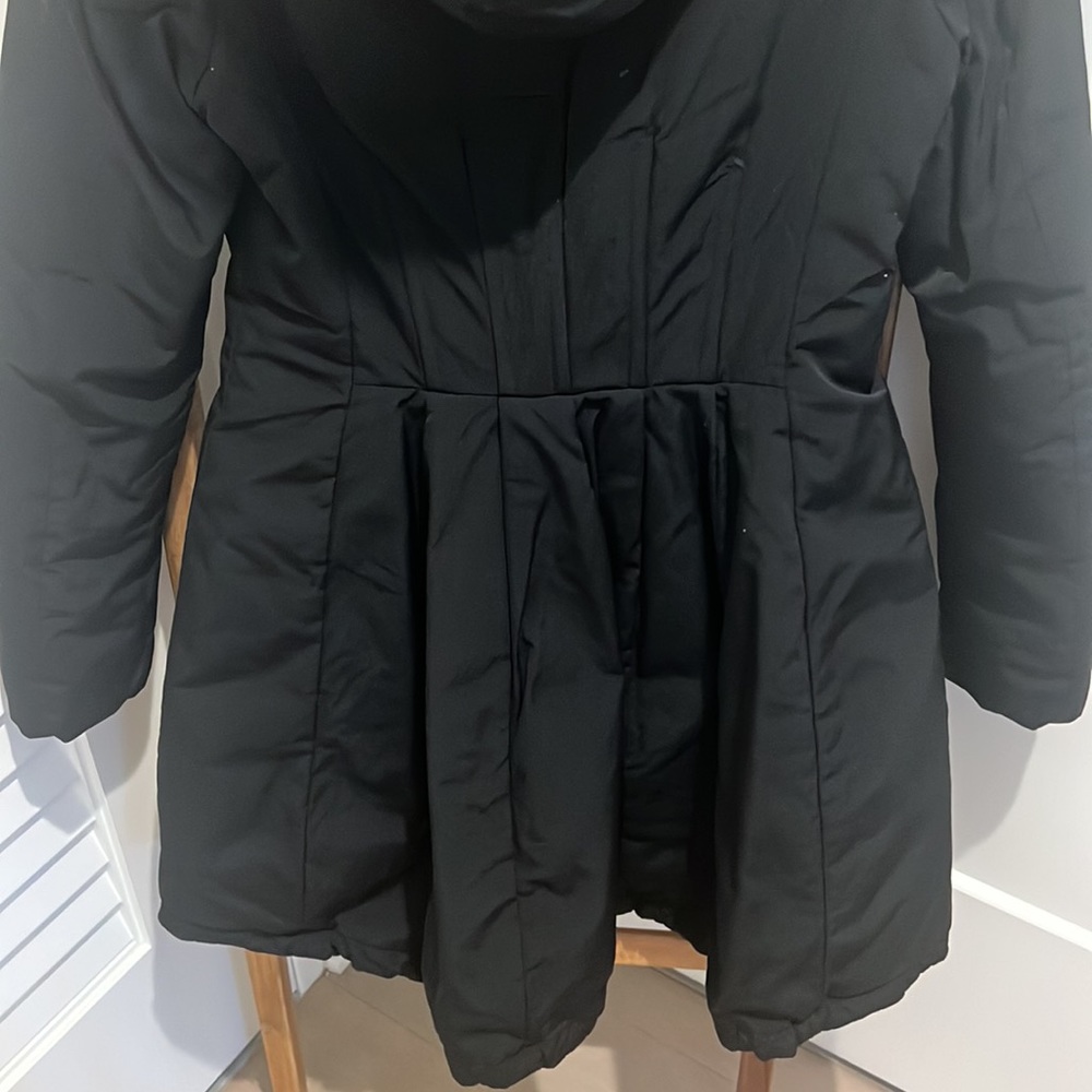 Moncler Coat with Fur Trim - Picture 6 of 14